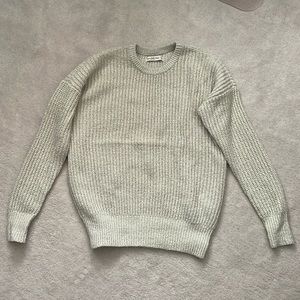 Abercrombie Sparkly Cream Sweater